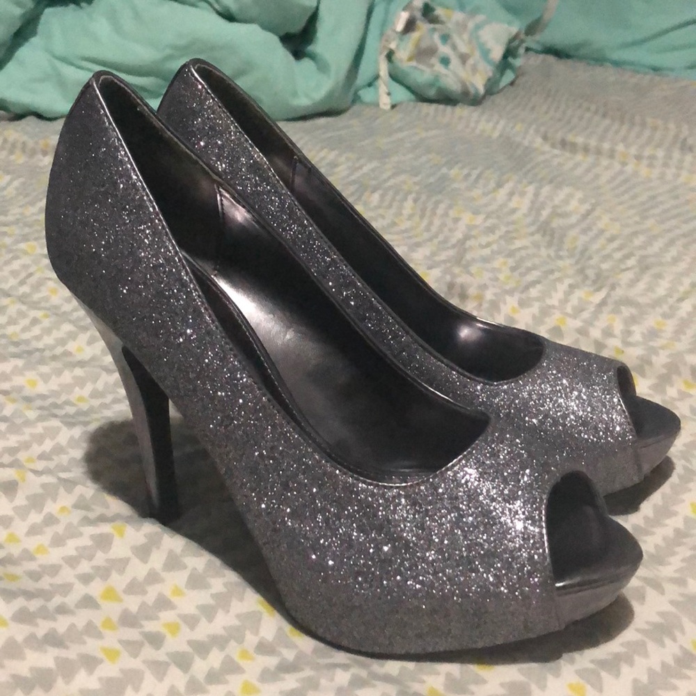 Glittery heels